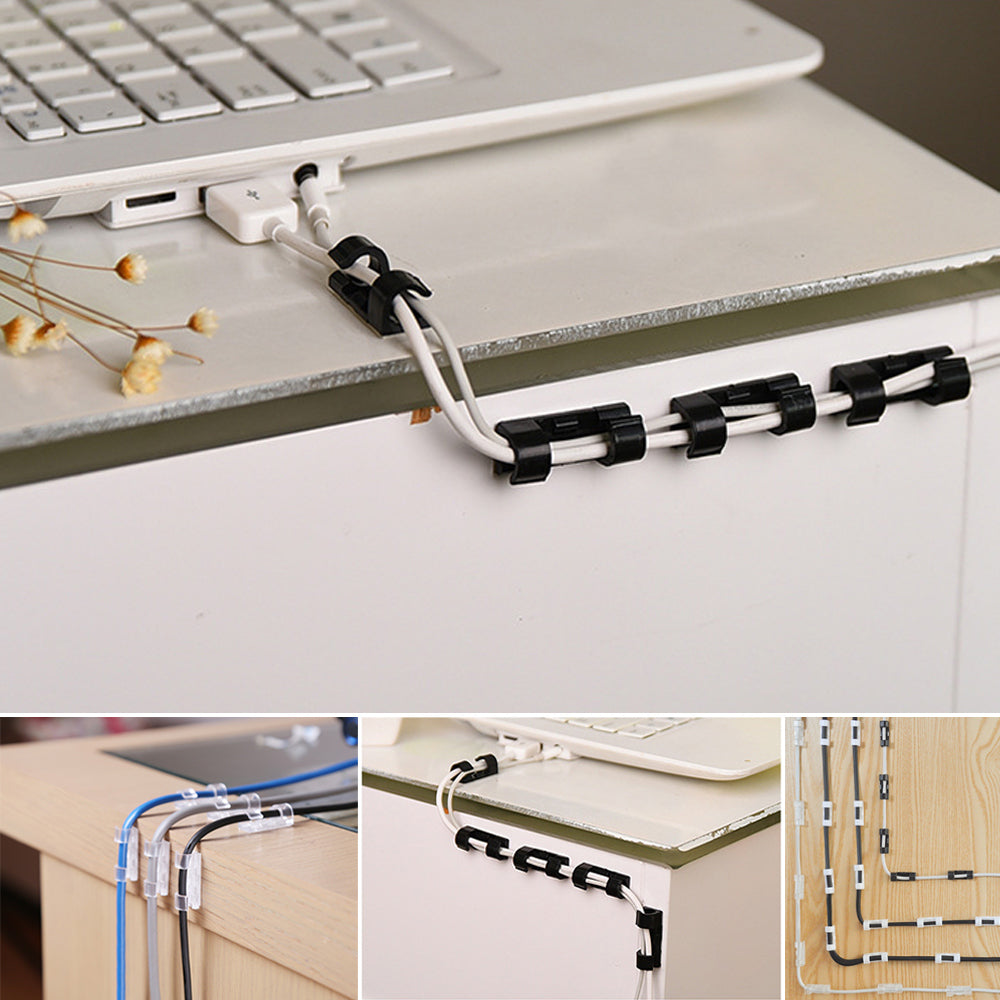 Self-Adhesive Cord Wire Management Organizer - Eastlakes Electronics